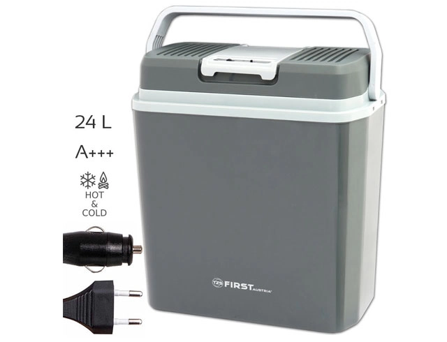 Φορητό Ψυγείο First Austria Ηλεκτρικό 12V / 220V 24lt Μαύρο