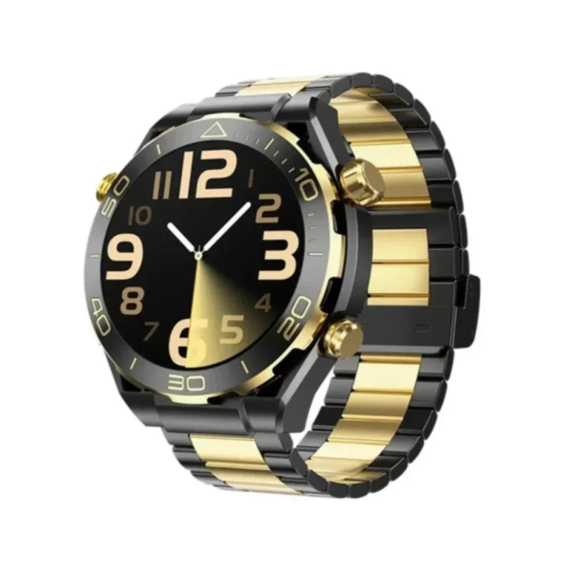 Z91 Pro Max 1.52 Inch Color Screen Smart Watch Support Bluetooth Call Heart Rate Blood Pressure Blood Oxygen Monitoring Gold